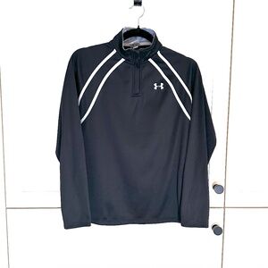 Under Armour Quarter-Zip Mock Neck Fleece Pullover; Women's US Medium (8)